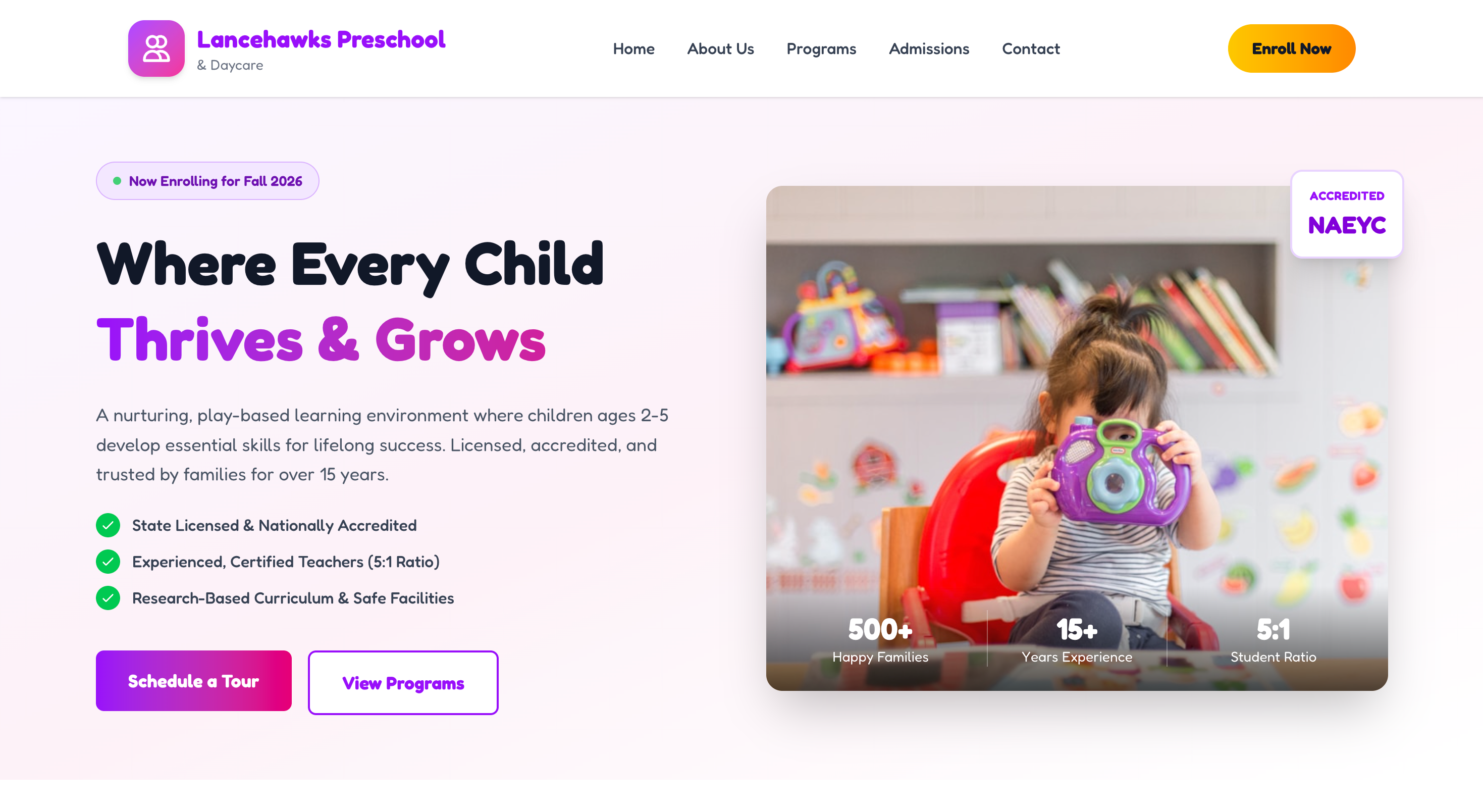 Preschool Website